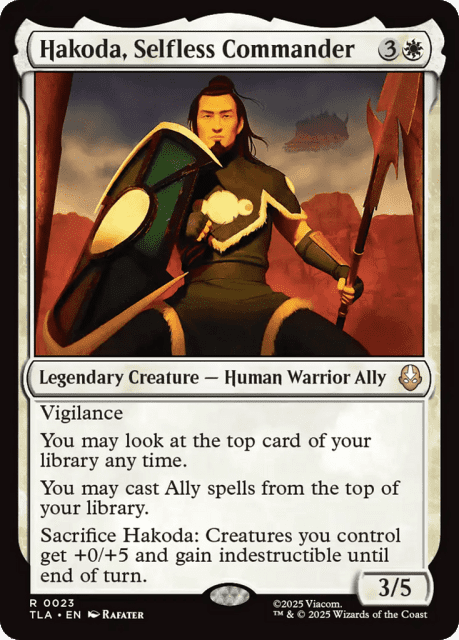 Hakoda, Selfless Commander (23) — Avatar: The Last Airbender