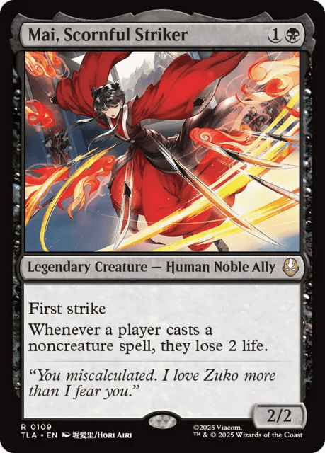 Mai, Scornful Striker (109) — Avatar: The Last Airbender