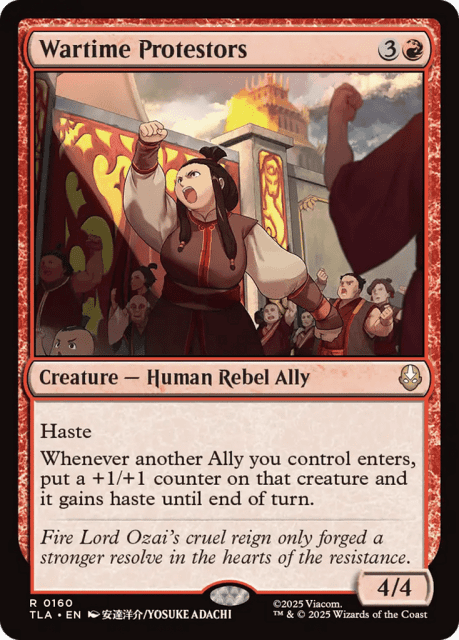 Wartime Protestors (160) — Avatar: The Last Airbender