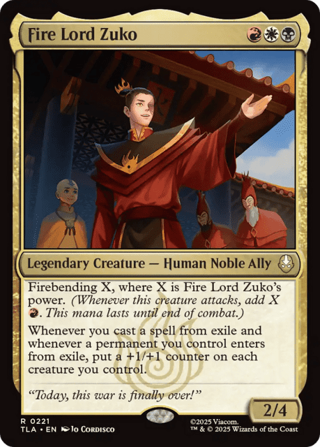 Fire Lord Zuko (221) — Avatar: The Last Airbender