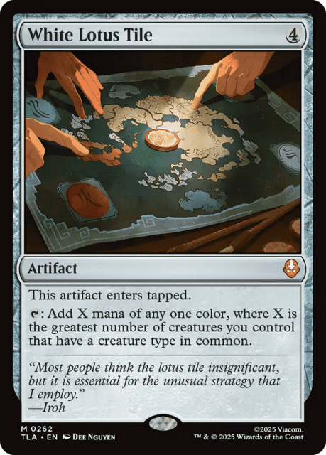 White Lotus Tile (262) — Avatar: The Last Airbender
