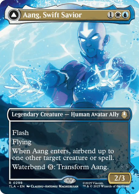 Aang, Swift Savior // Aang and La, Ocean's Fury (298) — Avatar: The Last Airbender