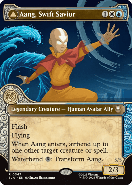 Aang, Swift Savior // Aang and La, Ocean's Fury (347) — Avatar: The Last Airbender