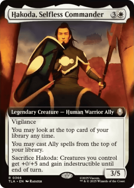 Hakoda, Selfless Commander (366) — Avatar: The Last Airbender