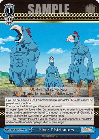 Flyer Distributors — The Seven Deadly Sins: Revival of The Commandments