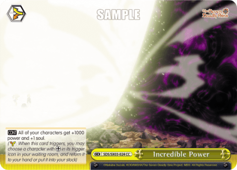 Incredible Power — The Seven Deadly Sins