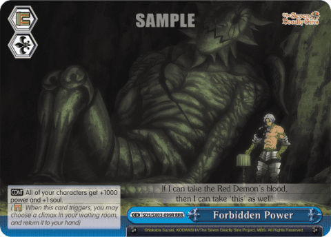 Forbidden Power — The Seven Deadly Sins
