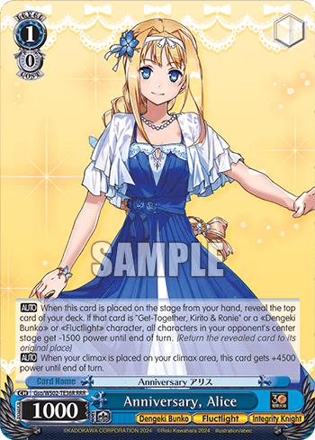 Anniversary, Alice — [TD] Dengeki Bunko Schwarz Side