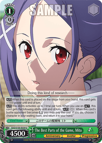 The Best Parts of the Game, Mito — Animation Sword Art Online 10th Anniversary