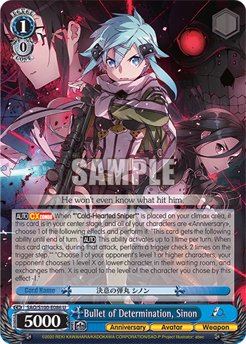 Bullet of Determination, Sinon — Animation Sword Art Online 10th Anniversary