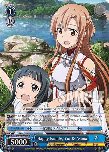 Happy Family, Asuna & Yui (Holo) — Animation Sword Art Online 10th Anniversary