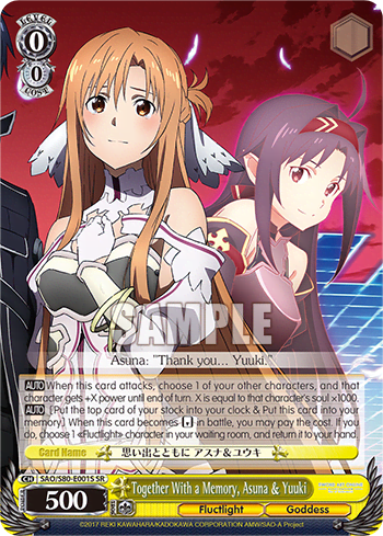 Together With a Memory, Asuna & Yuuki (Holo) — Sword Art Online -Alicization- Vol.2