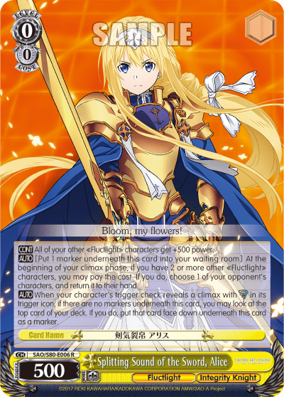 Splitting Sound of the Sword, Alice — Sword Art Online -Alicization- Vol.2