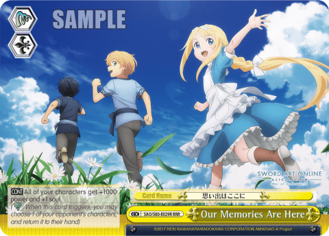 Our Memories Are Here — Sword Art Online -Alicization- Vol.2