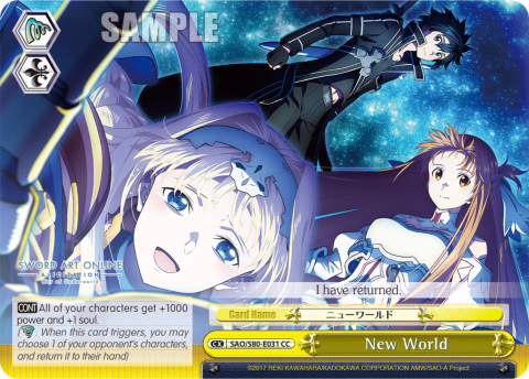 New World — Sword Art Online -Alicization- Vol.2