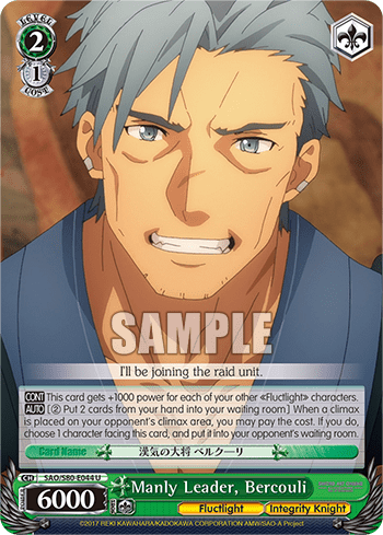 Manly Leader, Bercouli — Sword Art Online -Alicization- Vol.2