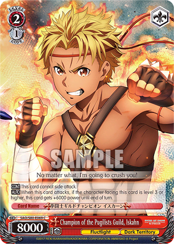 Champion of the Pugilists Guild, Iskahn — Sword Art Online -Alicization- Vol.2