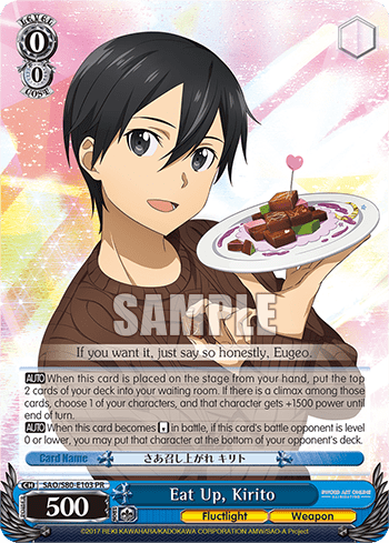 Eat Up, Kirito — Sword Art Online -Alicization- Vol.2