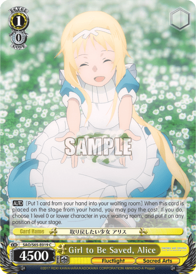 Girl to Be Saved, Alice — Sword Art Online -Alicization-