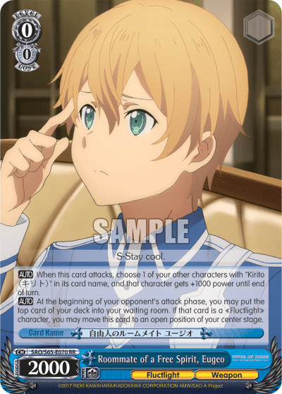 Roommate of a Free Spirit, Eugeo — Sword Art Online -Alicization-