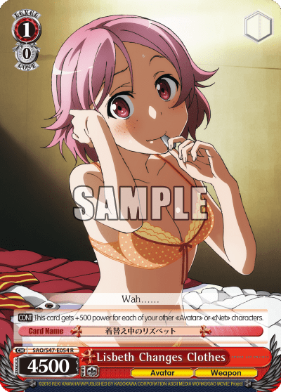 Lisbeth Changes Clothes — Sword Art Online Re: Edit
