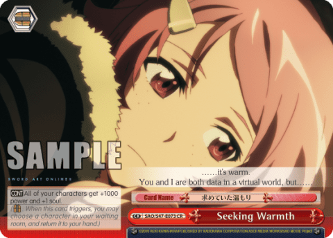 Seeking Warmth — Sword Art Online Re: Edit