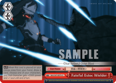 Fateful Estoc Wielder — Sword Art Online Re: Edit