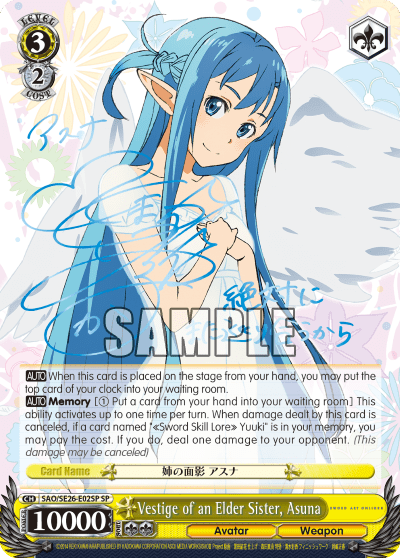 Vestige of an Elder Sister, Asuna — [EX] Sword Art Online Ⅱ Vol.2