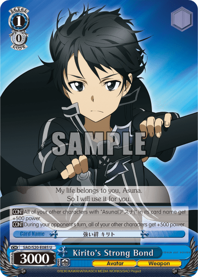 Kirito's Strong Bond — Sword Art Online
