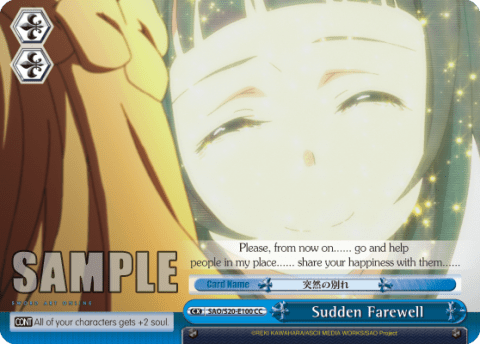 Sudden Farewell — Sword Art Online