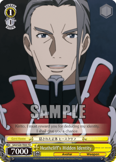 Heathcliff's Hidden Identity — [TD] Sword Art Online