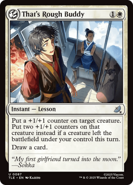 That's Rough Buddy (87) — Avatar: The Last Airbender Eternal