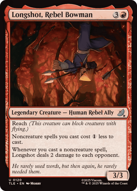 Longshot, Rebel Bowman (120) — Avatar: The Last Airbender Eternal
