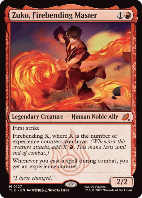 Zuko, Firebending Master (127) — Avatar: The Last Airbender Eternal