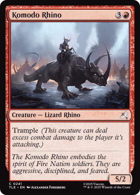 Komodo Rhino (241) — Avatar: The Last Airbender Eternal