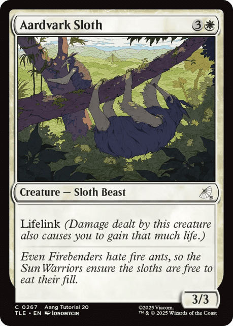 Aardvark Sloth (267) — Avatar: The Last Airbender Eternal