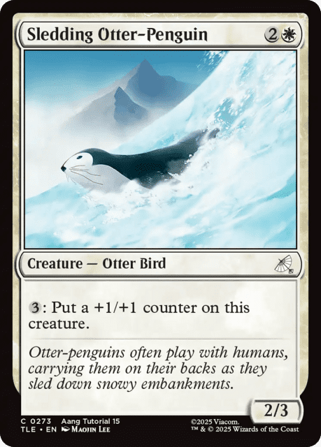 Sledding Otter-Penguin (273) — Avatar: The Last Airbender Eternal