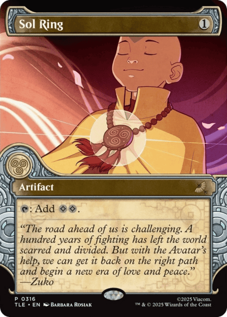 Sol Ring (316) — Avatar: The Last Airbender Eternal
