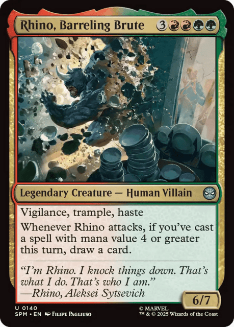 Rhino, Barreling Brute (140) — Marvel's Spider-Man