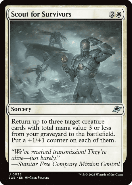 Scout for Survivors (33) — Edge of Eternities