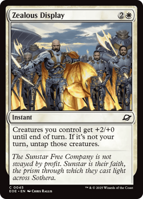 Zealous Display (45) — Edge of Eternities