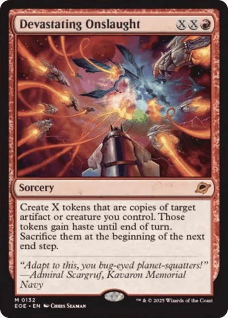 Devastating Onslaught (132) — Edge of Eternities