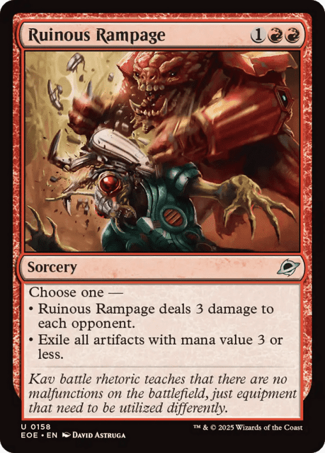 Ruinous Rampage (158) — Edge of Eternities