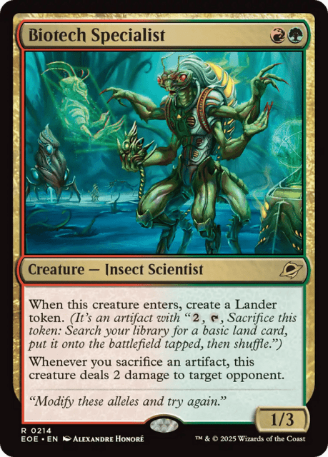 Biotech Specialist (214) — Edge of Eternities