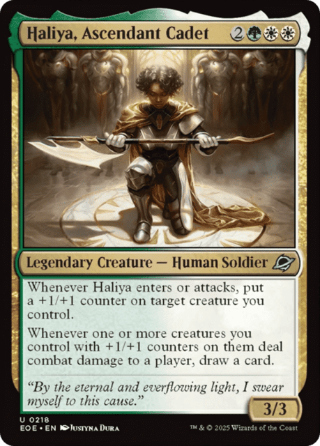 Haliya, Ascendant Cadet (218) — Edge of Eternities