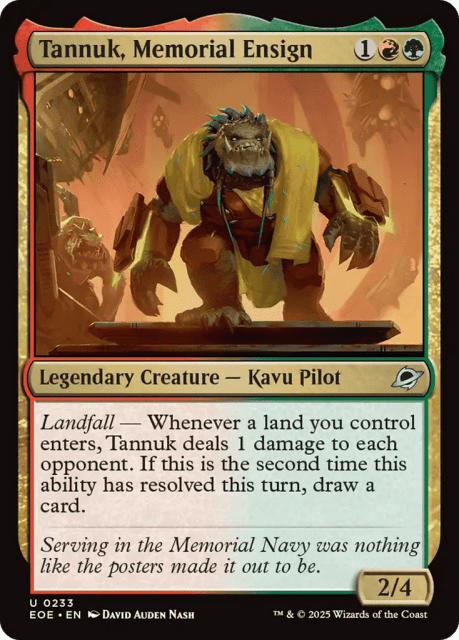 Tannuk, Memorial Ensign (233) — Edge of Eternities
