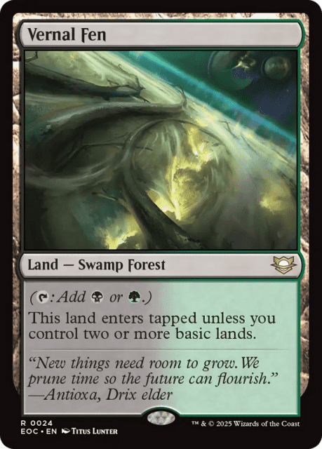 Vernal Fen (24) — Edge of Eternities Commander