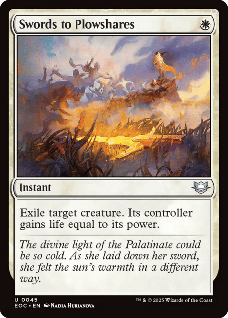 Swords to Plowshares (45) — Edge of Eternities Commander