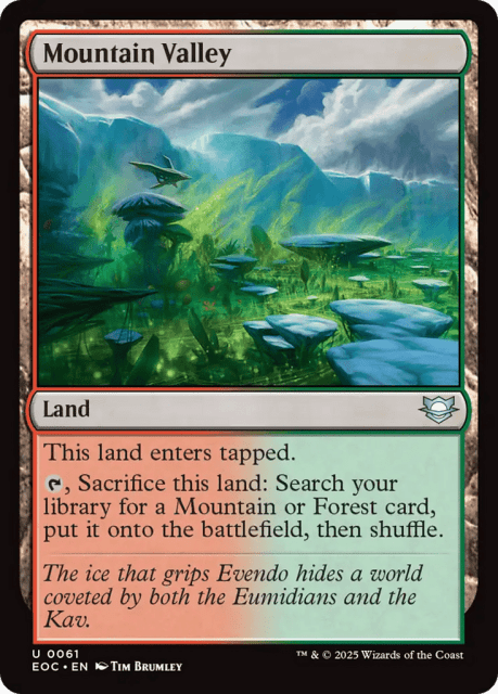 Mountain Valley (61) — Edge of Eternities Commander