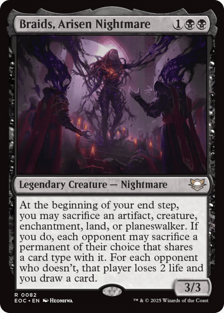 Braids, Arisen Nightmare (82) — Edge of Eternities Commander